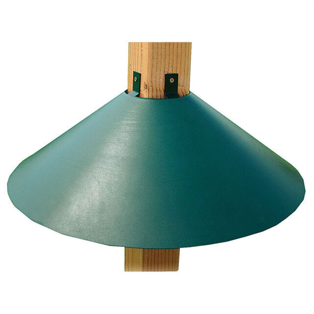Woodlink Audubon Series Post Mount Squirrel Baffle - Green (BAF3GR)