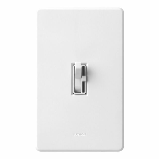 Lutron Single Pole Dimmer: TGCL-153PH-WH