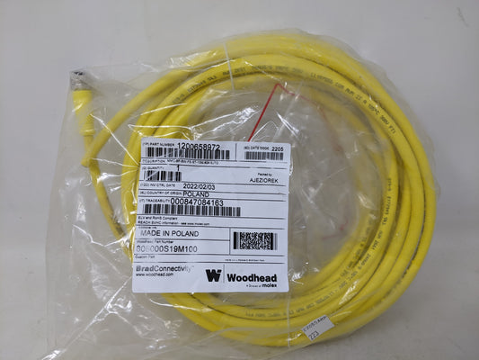 Woodhead Sensor/Actuator Cable - Yellow, 32'