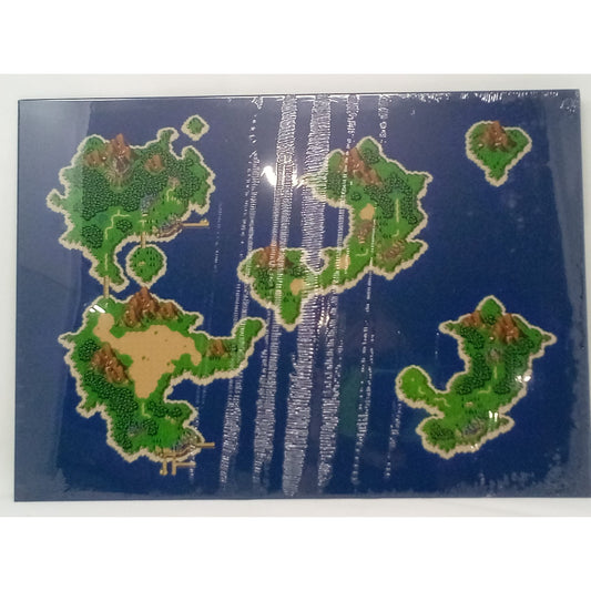 Chrono Trigger Metal Poster Map 12x16 Inches Includes Mounting Kit Displate