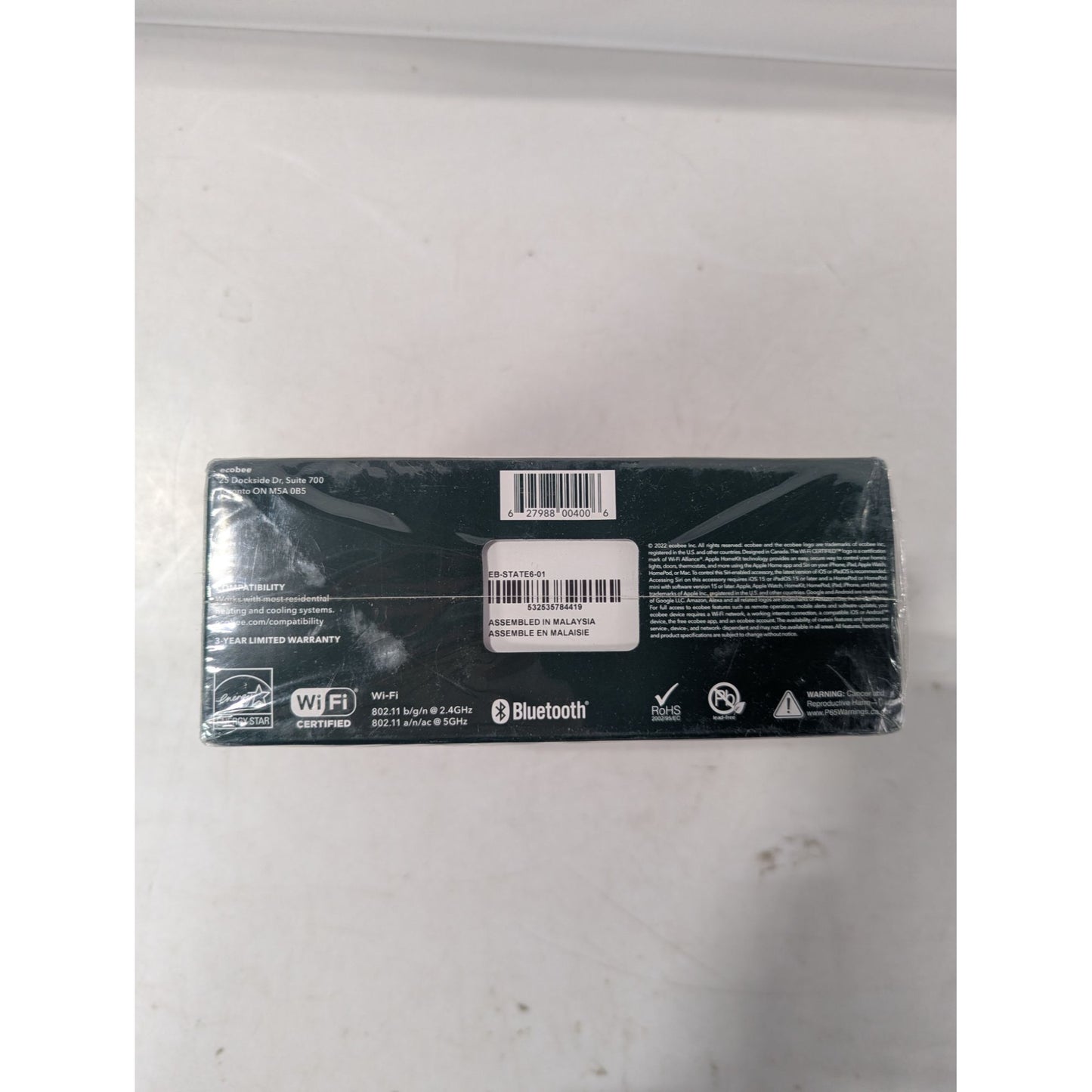 Ecobee Smart Thermostat Premium With SmartSensor Alexa HomeKit Spotify WiFi Bluetooth