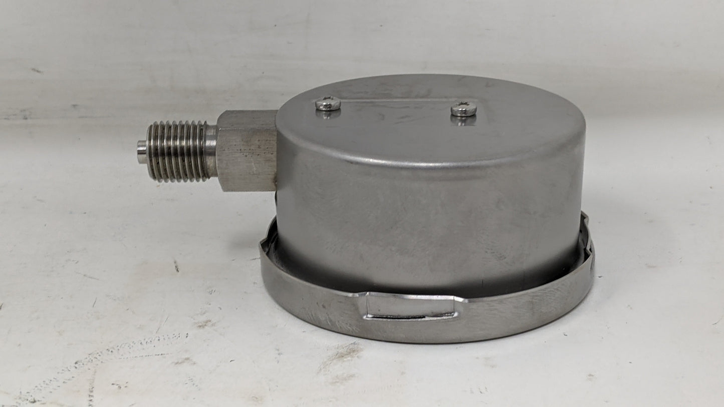 Mei All Stainless Steel Low Pressure Gauge - 1/4in - 0/100mbar - 6123142000