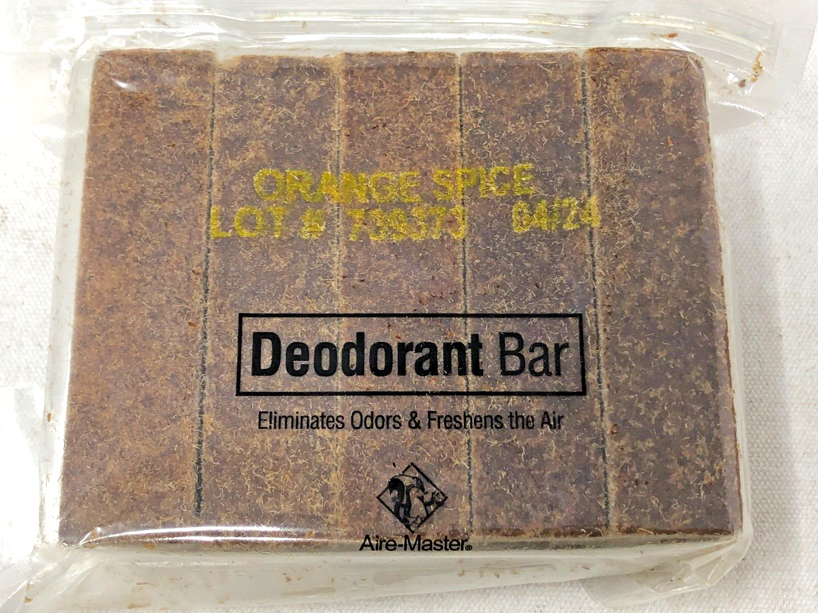 Aire-master D1000 Bar ( 150 Pack ) Odor Buster Deodorant Bar Refill ORANGE SPICE