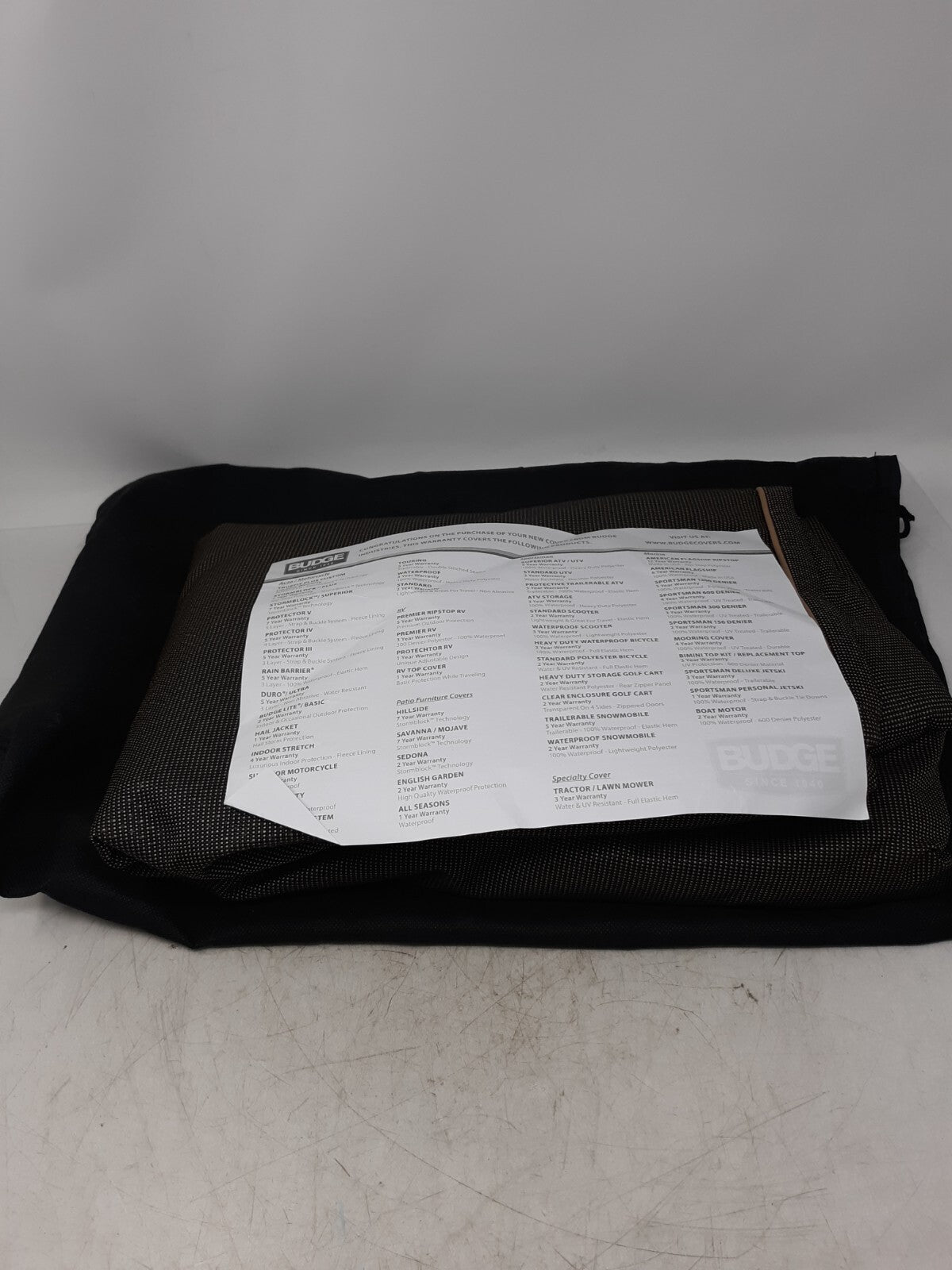 Budge TrueFit Plus Custom Motorcycle Cover – All-Weather Protection, Heavy-Duty