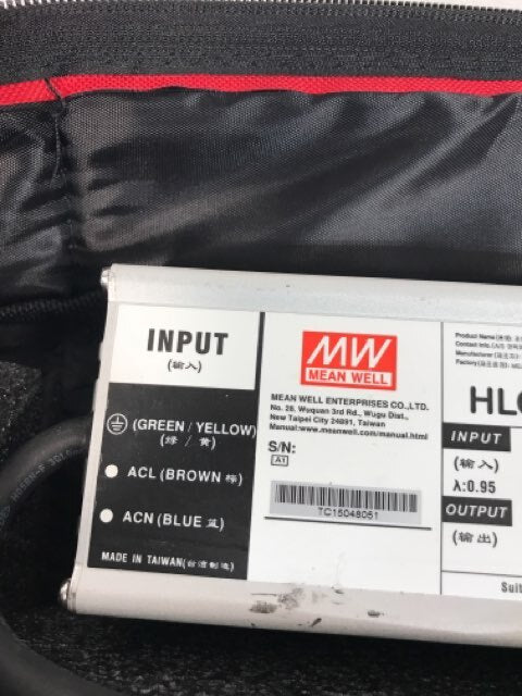 MeanWell HLG-240H-24 LED Power Supply Driver with Mounting Accessories and Case