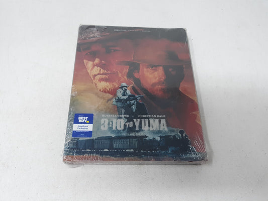 3:10 TO YUMA 4K Steelbook (4K UHD + Bluray + Digital) Exclusive