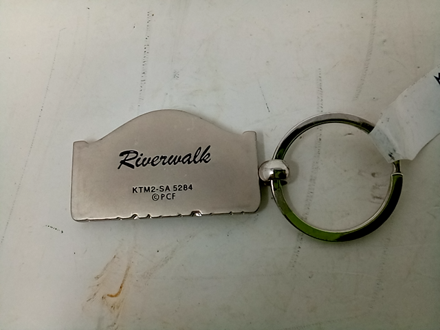Riverwalk KTM2-SA 5284 Silver San Antonio Keychain