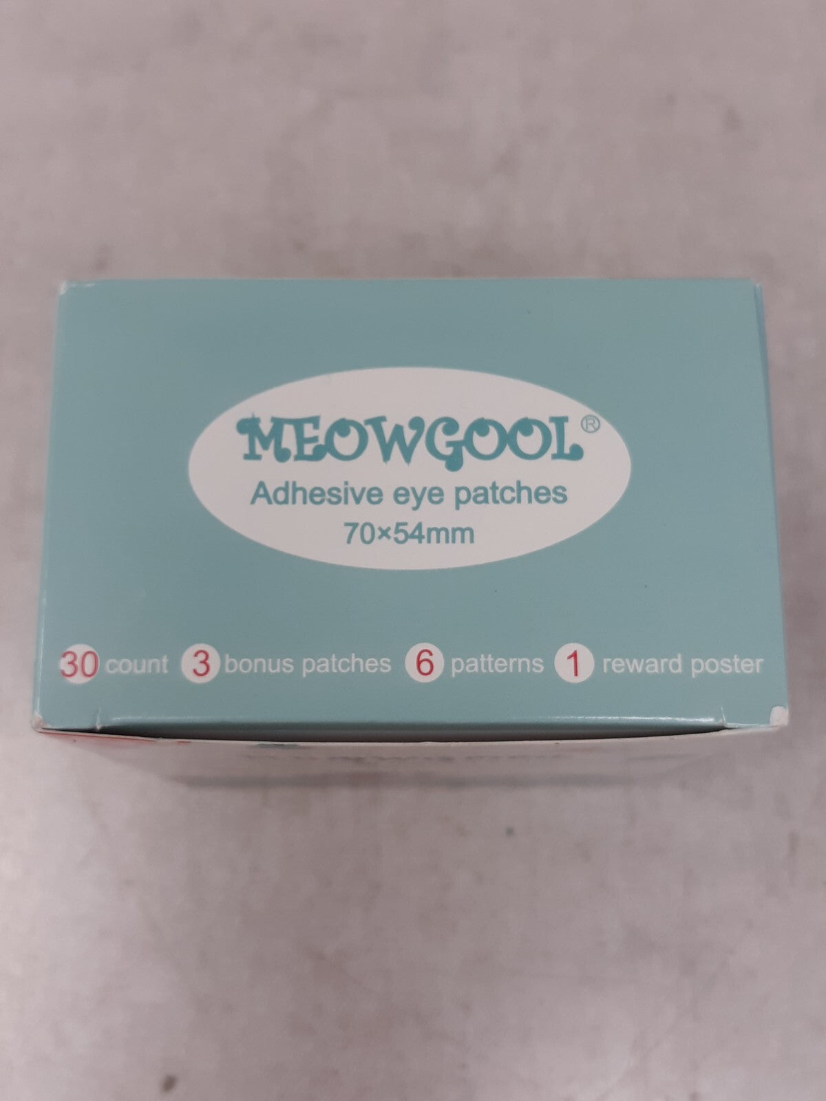 Meowgool Adhesive Eye Patches for Kids with Lazy Eye 30+3 Bonus Patches