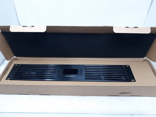 AC Infinity Cloudplate T7 AC Silent Fan Panel for Cooling Home Theater - Black