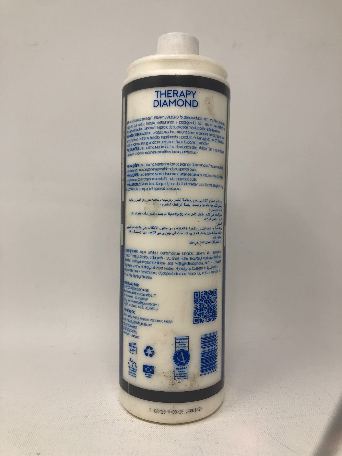 Therapy Diamond Reconstructive Hair Mask, Royal Jelly Coconut & Manoi Oil 1000ml