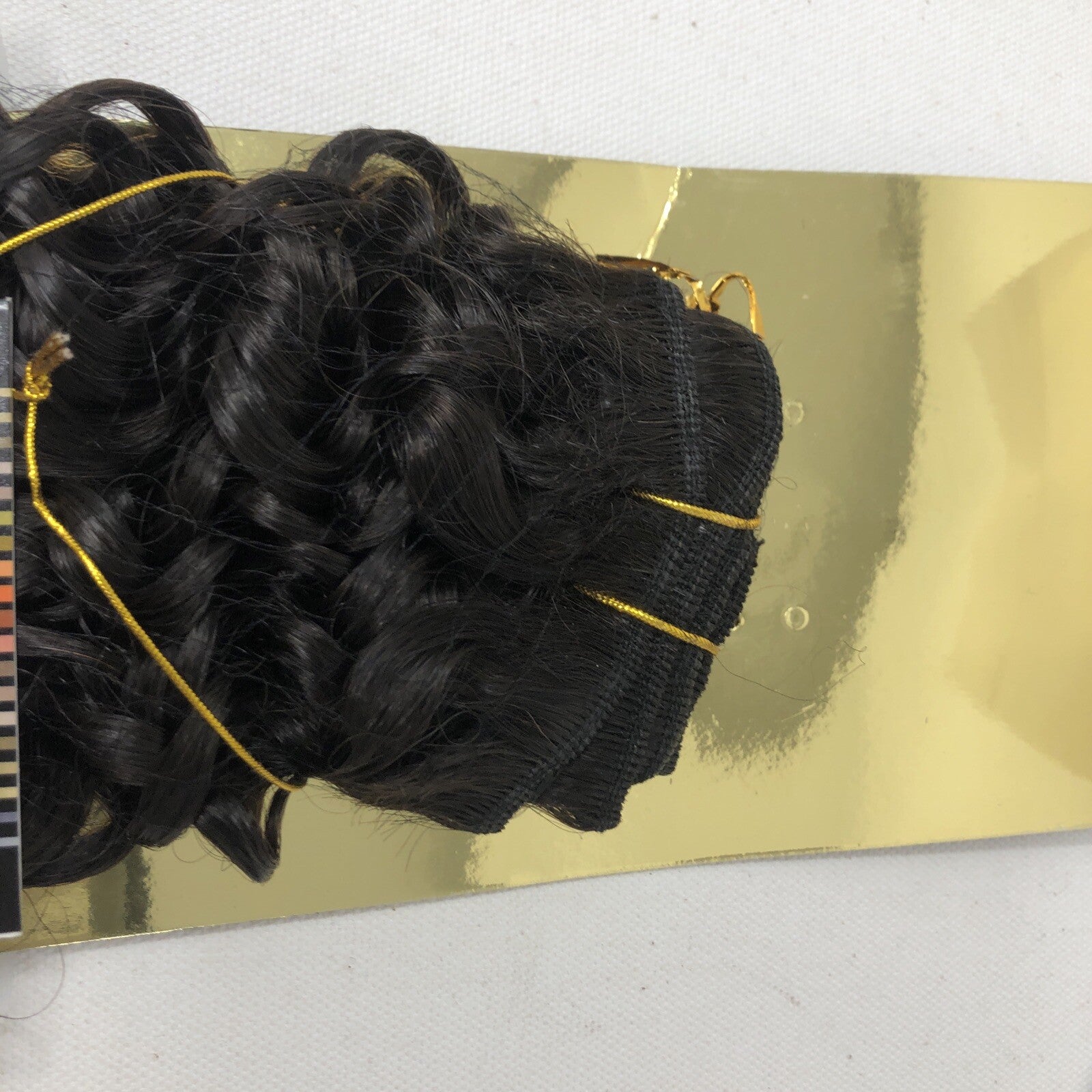 izihair  Clip hair extensions 100% human hair tangle free HZB-5219 Curly 18in 2#