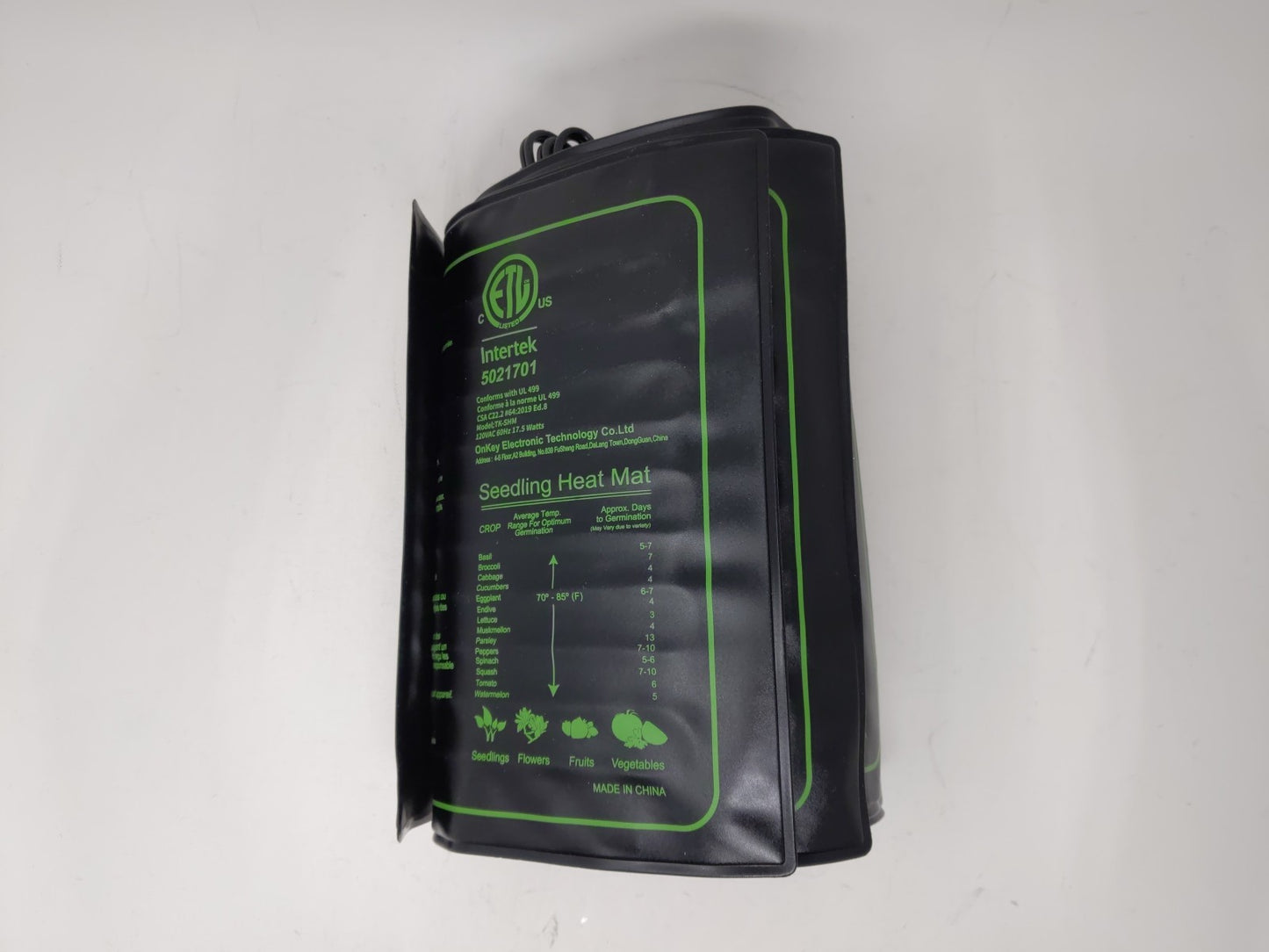 OnKey 10" X 19" Seed Starting Heat Mat For Indoor Use