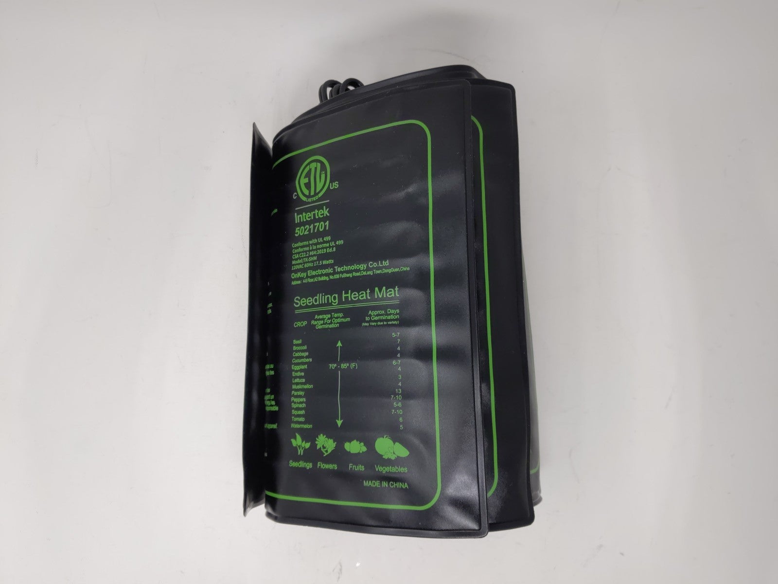 OnKey 10" X 19" Seed Starting Heat Mat For Indoor Use