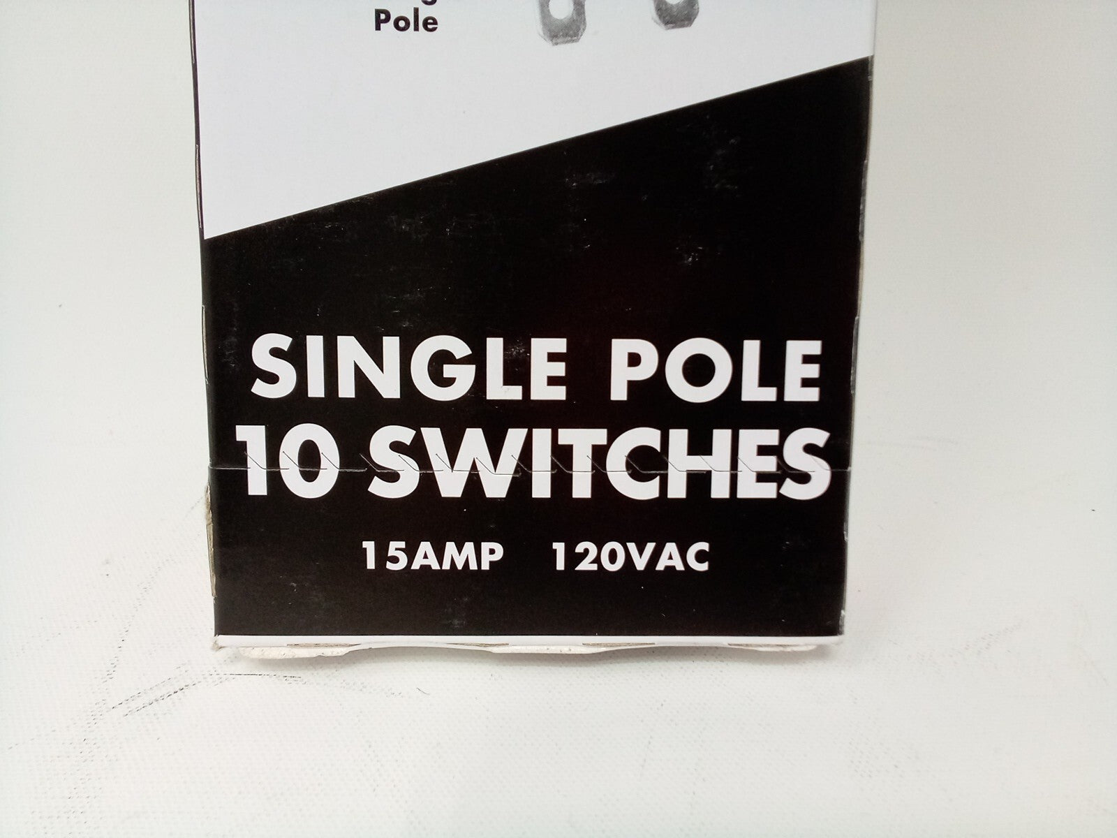 Pass & Seymour TradeMaster Legrand Single Pole Light Switch 15amp 10pk