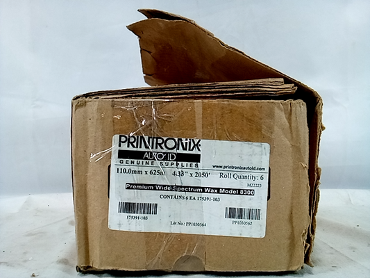 Printronix auto id genuine premium wide spectrum wax model 8300