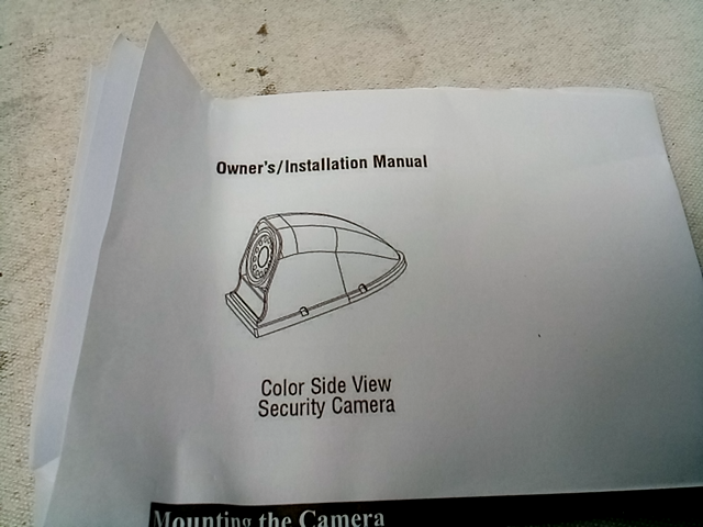 CST Right mounting Color Side View Security  camera 3500M-R