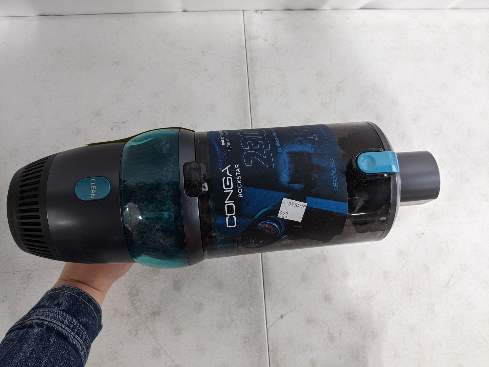 Conga Rockstar 1500 Cordless Vacuum - Canister Section ONLY