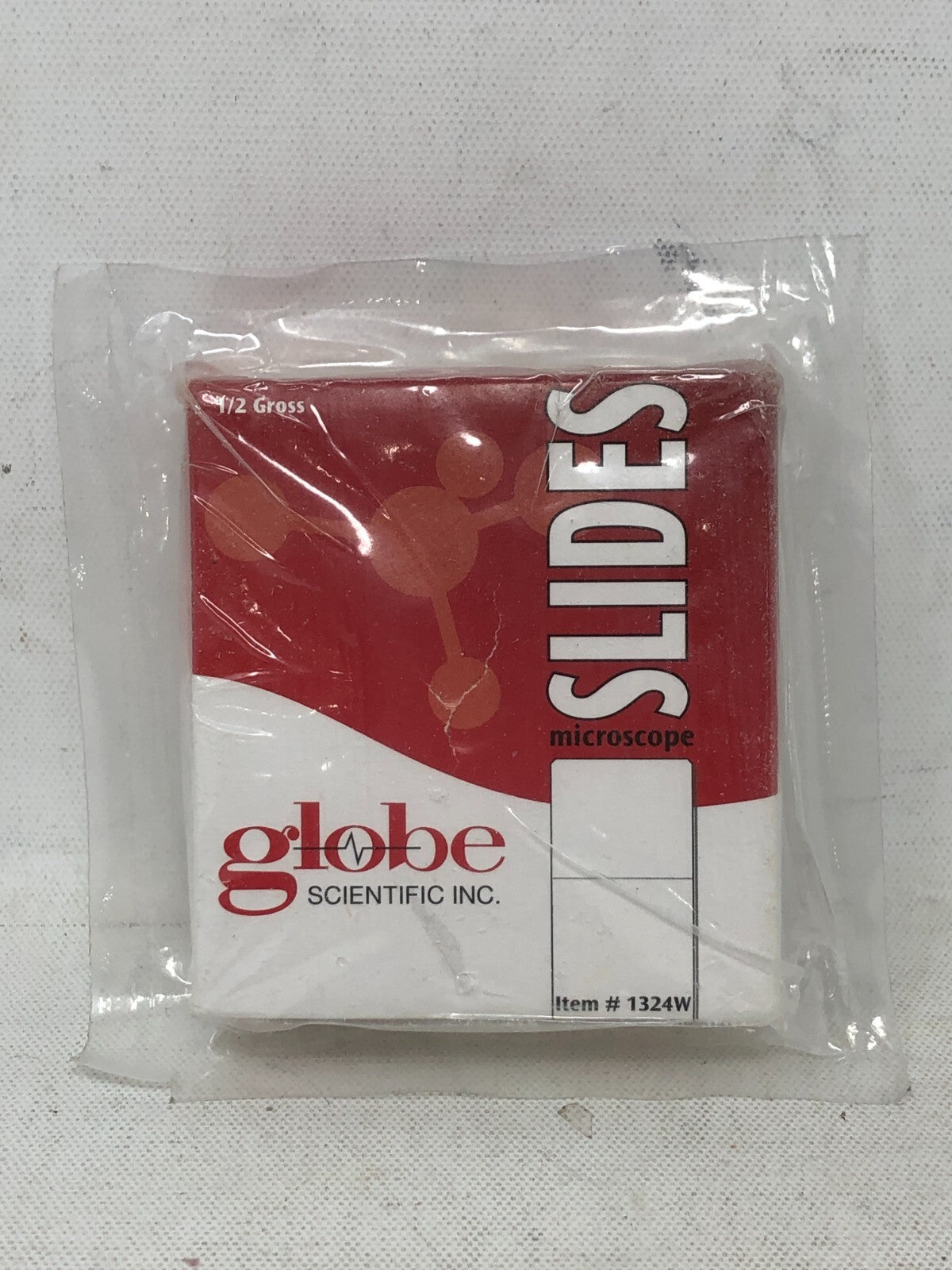 Globe Scientific Inc. Microscope Slides ~ 72-Pack 1/2 Gross Frosted White, 1324W