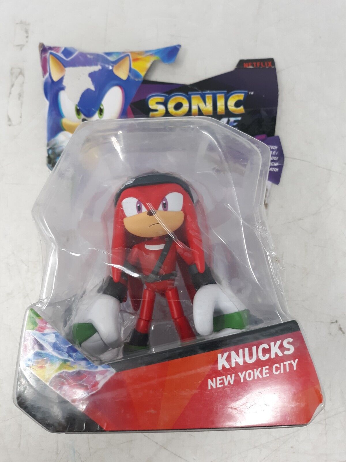 NETFLIX SONIC PRIME KNUCKS NEW YOKE CITY 5" FIGURE