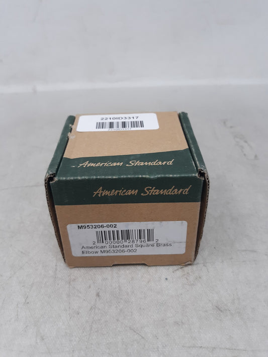 American Standard Chrome Square Brass Elbow M953206-002