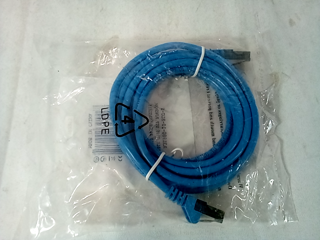 Belkin  BLKA3L98010BLUS  RJ45 High-Performance CAT 6 Patch Cable - 10'  1 Each  