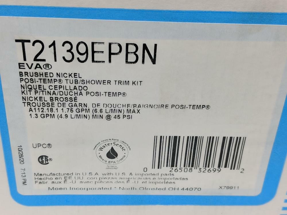 Moen Posi-Temp Tub/Shower Trim In Brushed Nickel  T2139EPBN