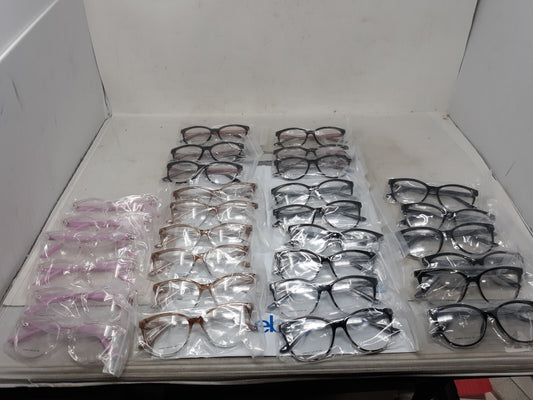 Lot of 30 Assorted CPM007 Eyeglasses Frames