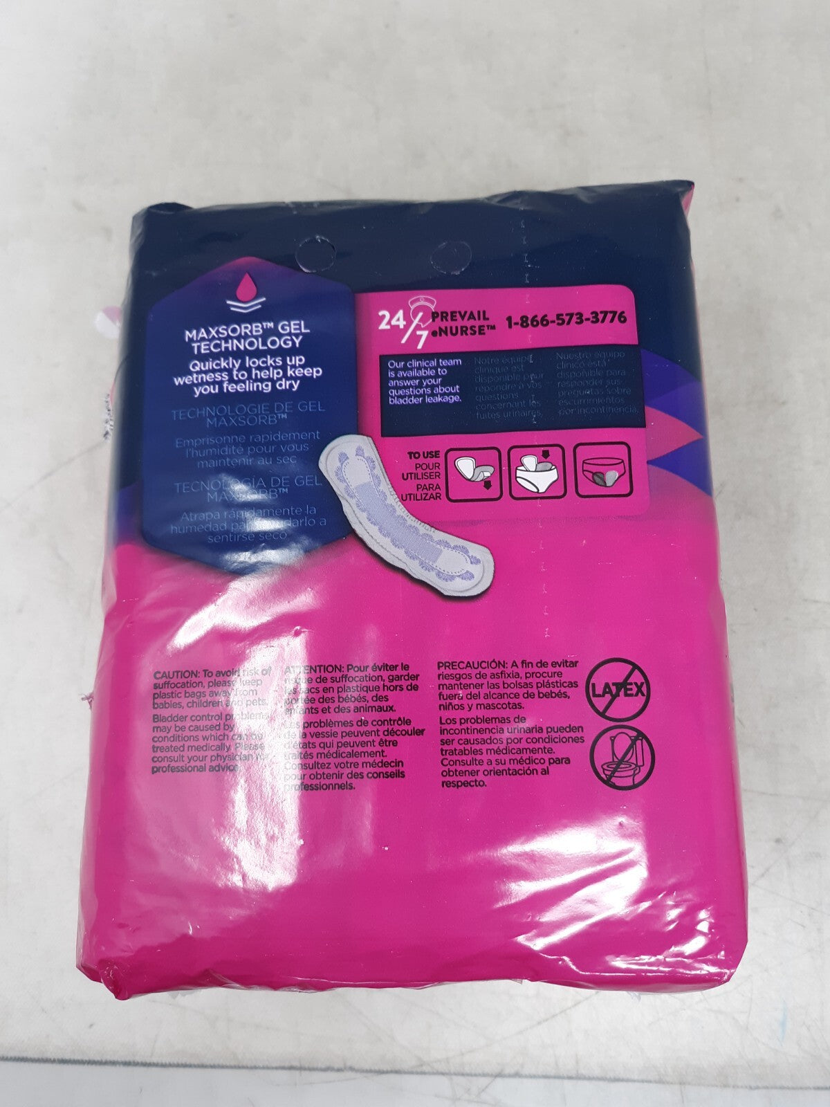 Prevail Daily Pads for Bladder Leaks, Incontinence, 16 Count (BC-013)