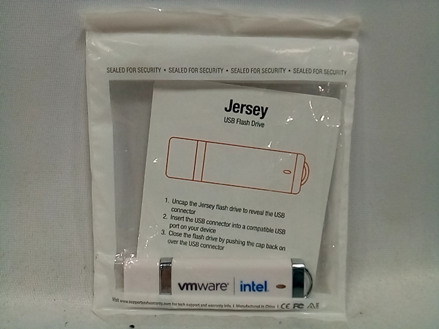 Intel VMWare Jersey USB Flashdrive and Wireless Charger