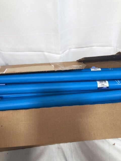 Vikan 29663 25 5/8" Blue Threaded Ultra-Hygienic Handle - Case of 10