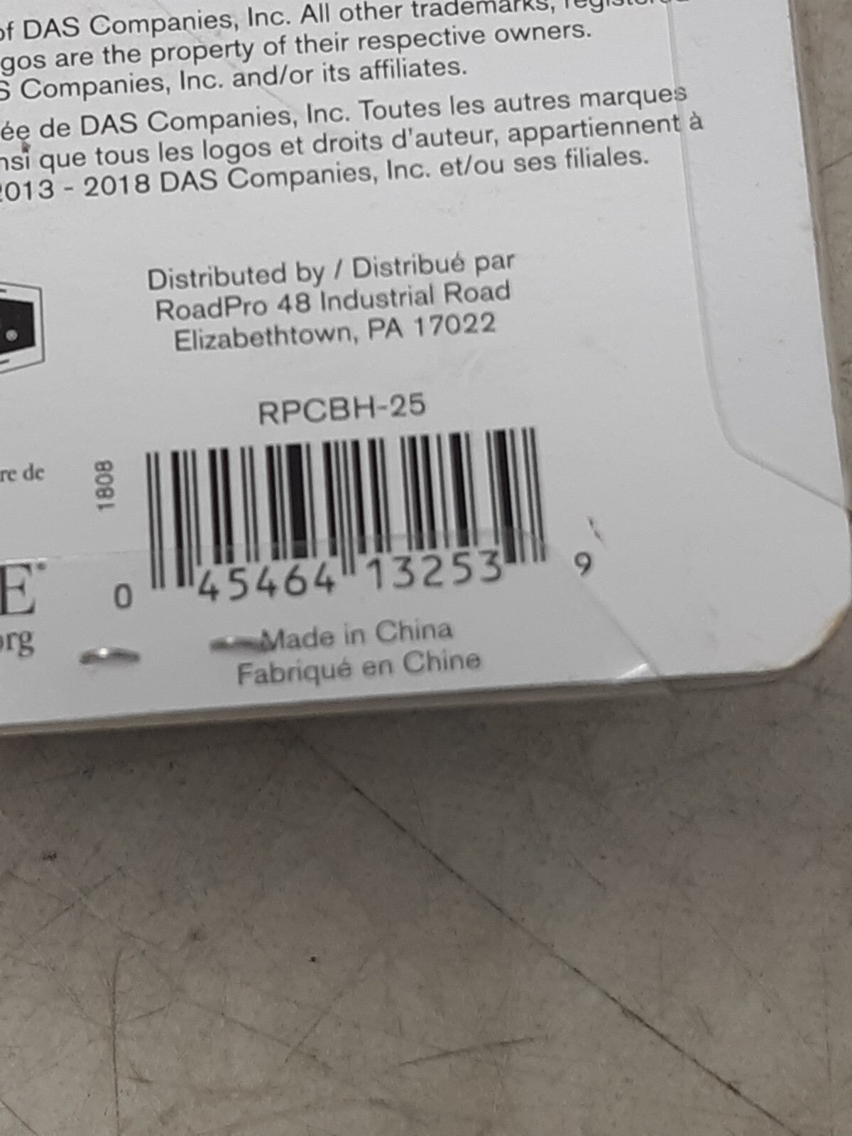RoadPro RPCBH-25 22 Gauge Parallel Wire 25 ft Red/Black Stranded Copper