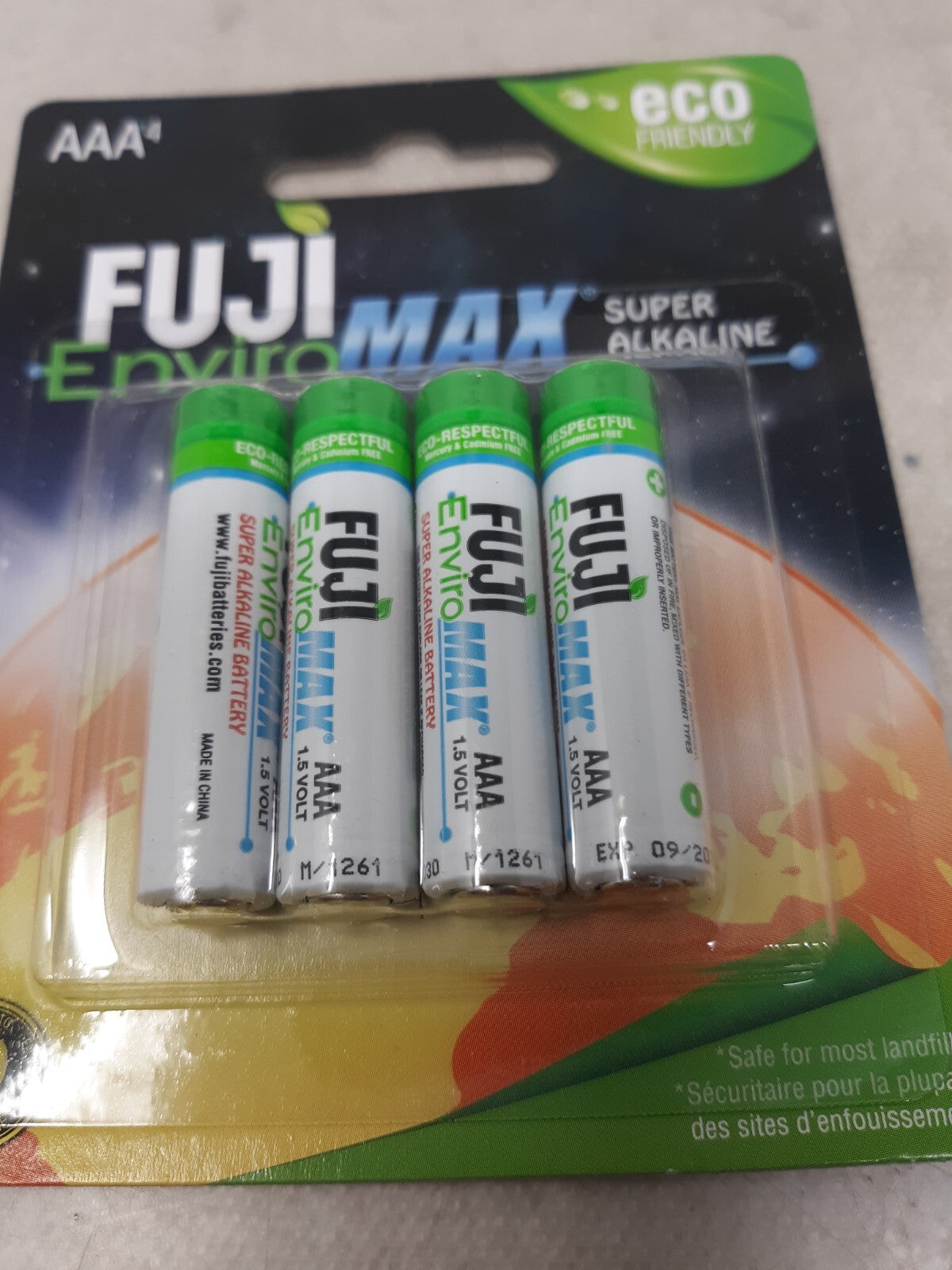 FUJI ENVIROMAX 4400BP4 EnviroMax AAA Super Alkaline Batteries (4 Pack)
