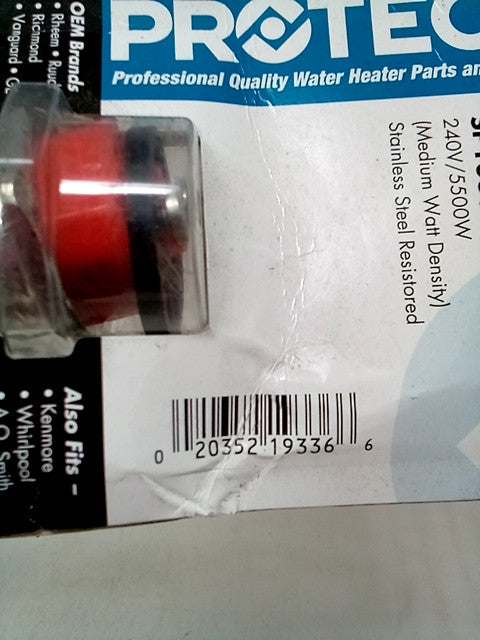 Rheem SP10869PH Screw-in 240-volt by 5500-watt Element  Premium Resistored Stain
