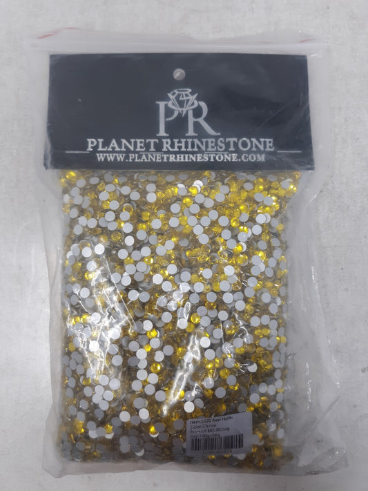 Planet Rhinestone SS20 Non Hotfix Citrine Rhinestones