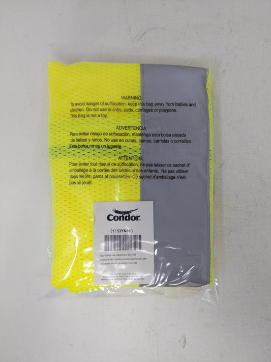Condor High Visibility Vest Yellow/Green Size: S/M 53YN33C