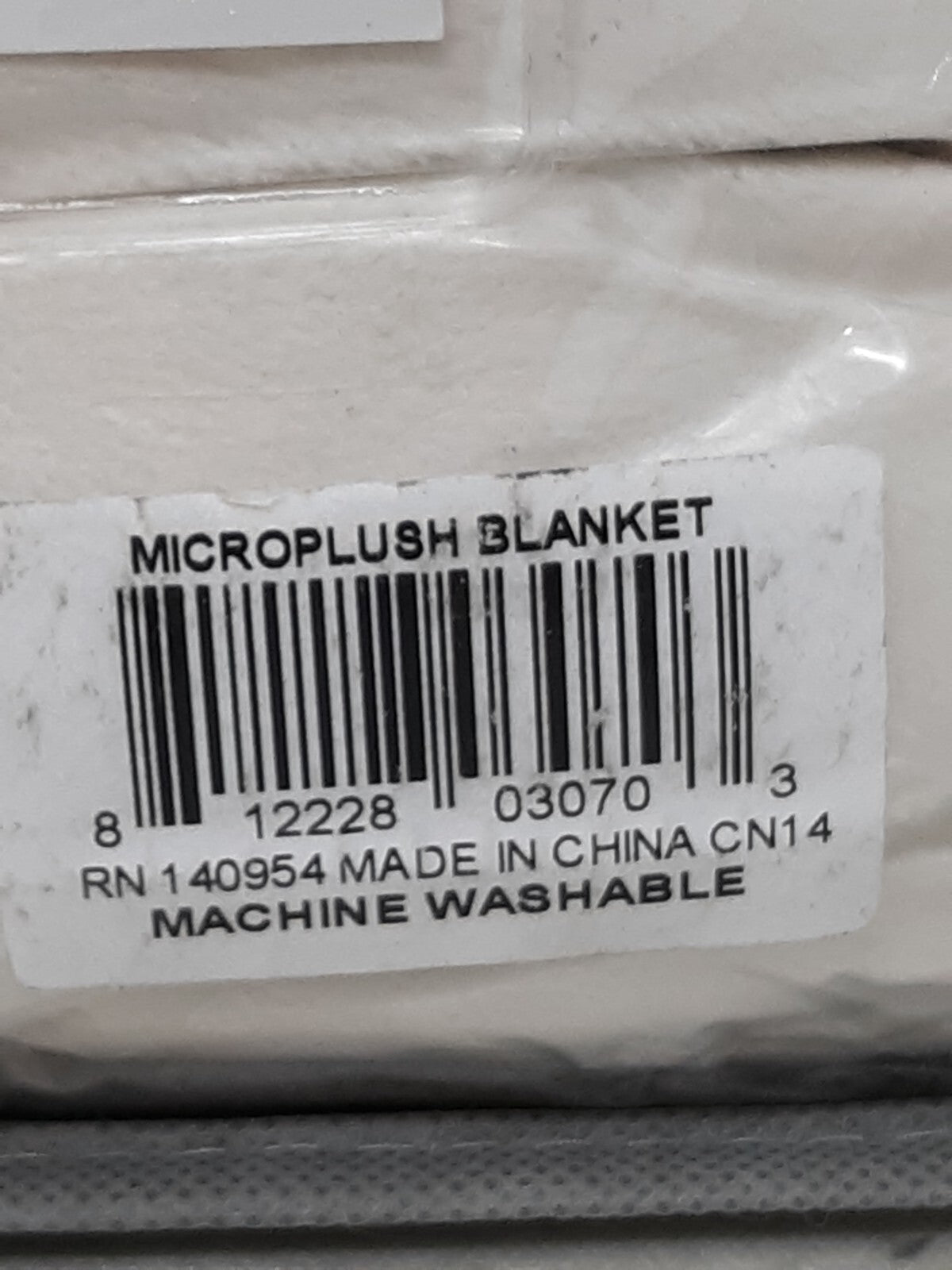 Bare Home Microplush Fleece Blanket - Off White