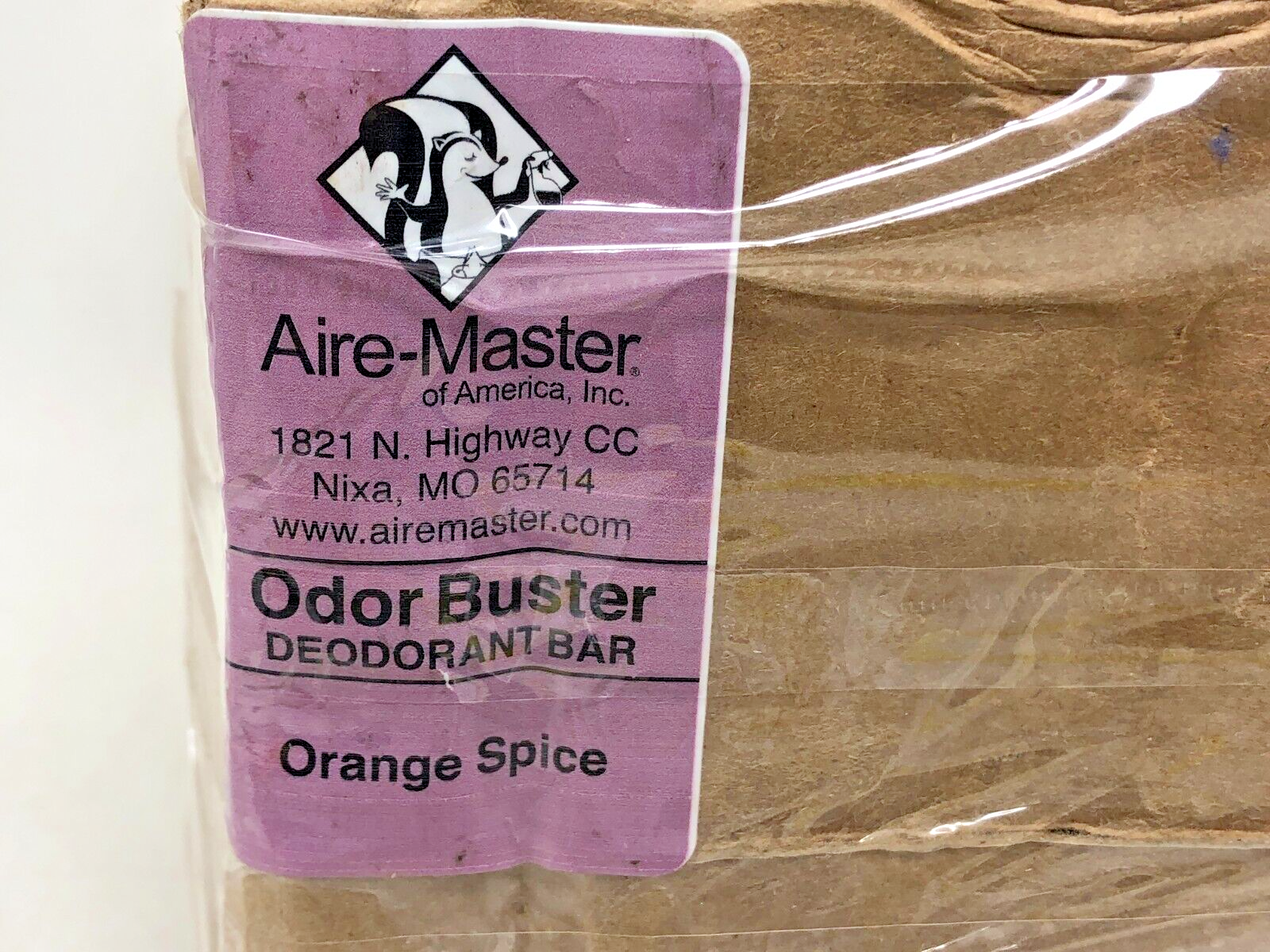 Aire-master D1000 Bar ( 150 Pack ) Odor Buster Deodorant Bar Refill ORANGE SPICE