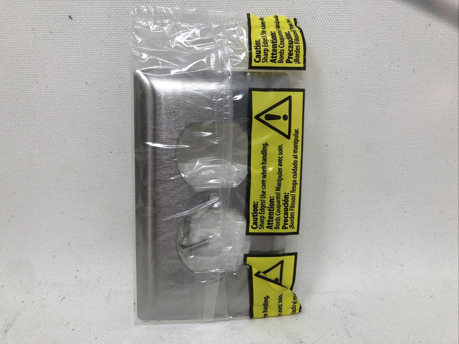 (20 PACK) LEGRAND PASS & SEYMOUR METAL WALL PLATE 1 GANG DUPLEX SL8-CC20