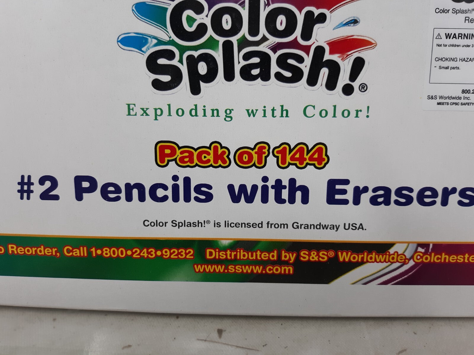 Color Splash! Pencils PlusPack - Box of 144 #2 Pencils