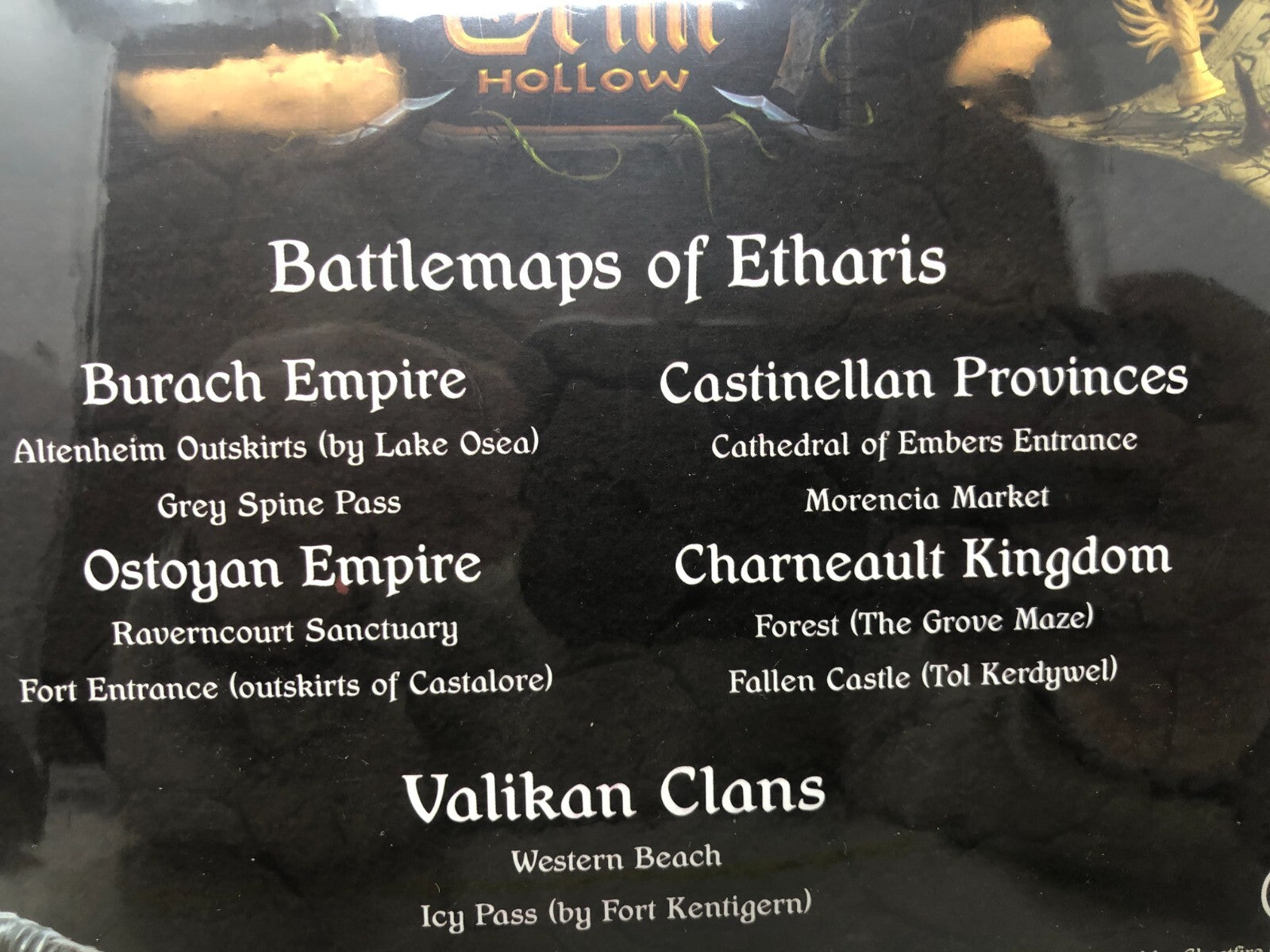 Ghostfire Gaming Grim Hollow Battlemaps of Etharis - Sealed