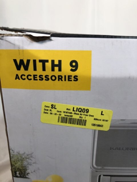 Kalorik AFO 46045 SS MAXX 26 Quart Digital Air Fryer Oven AFO