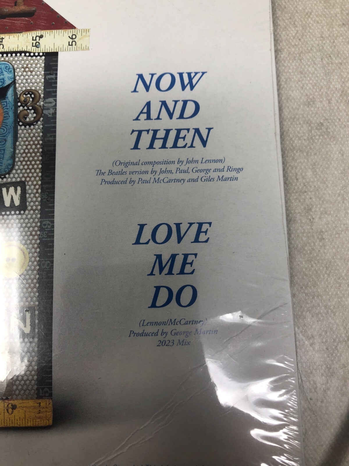 The Beatles Now And Then 45rpm Limited 7" VINYL lennon