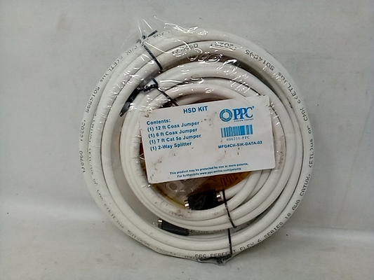 PPC HSD Kit Coax Jumper 12-Ft 606211-PPC
