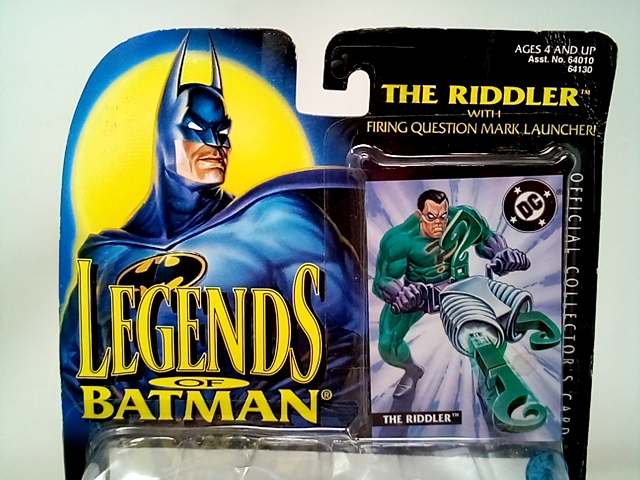 Legends of Batman The Riddler with Firing Question Mark Launcher figure