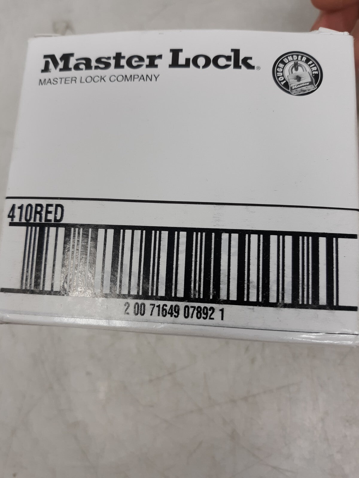 Master Lock 410RED Safety Padlock - Lot of 6 - Keyed Different, OSHA Lockout/Tag
