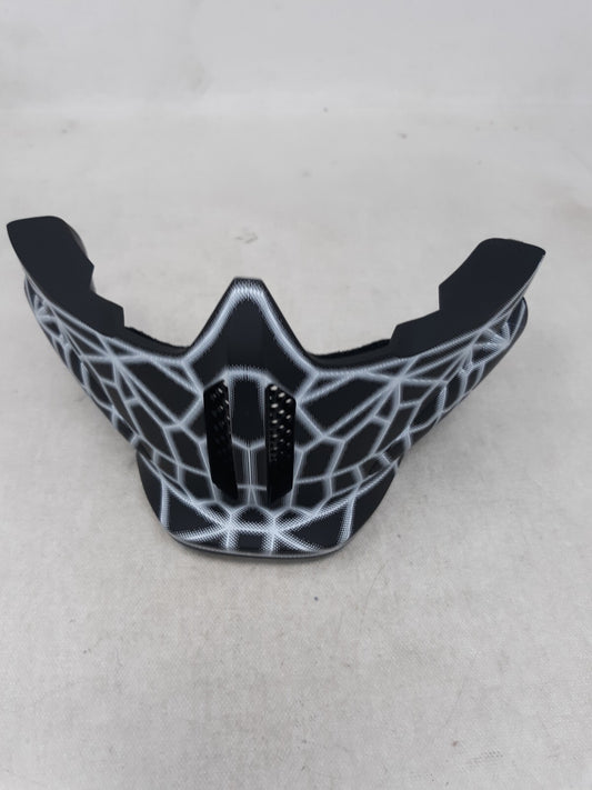 Tactical Lower Face Shield, Air Soft Spider Patterned