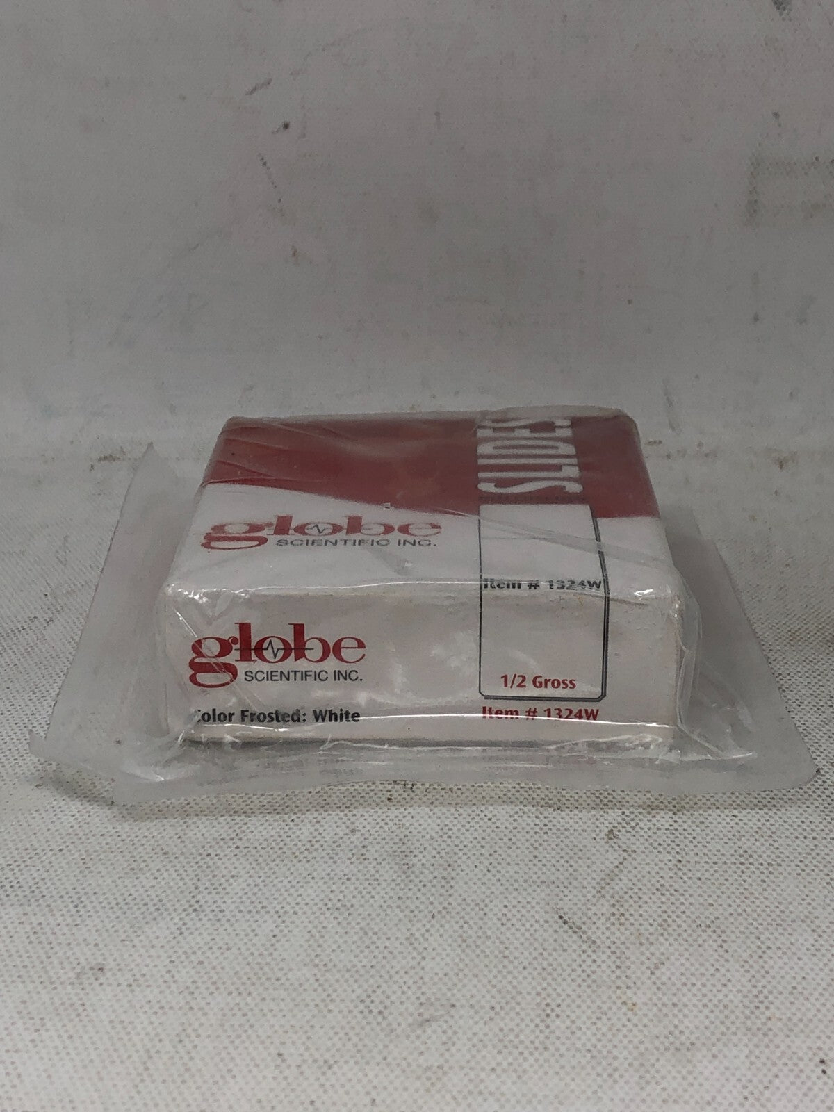 Globe Scientific Inc. Microscope Slides ~ 72-Pack 1/2 Gross Frosted White, 1324W