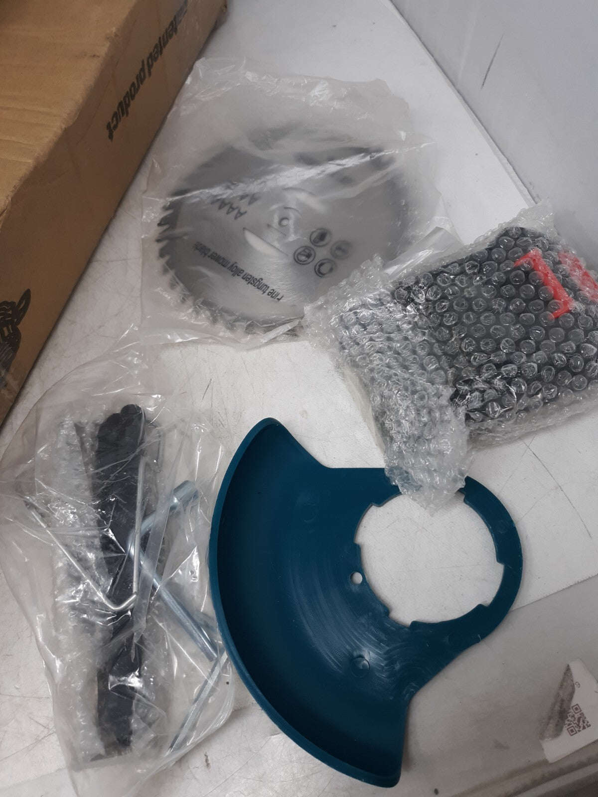 Cordless Electric Brush Cutter Grass Trimmer w/ Accessories – Battery Powered