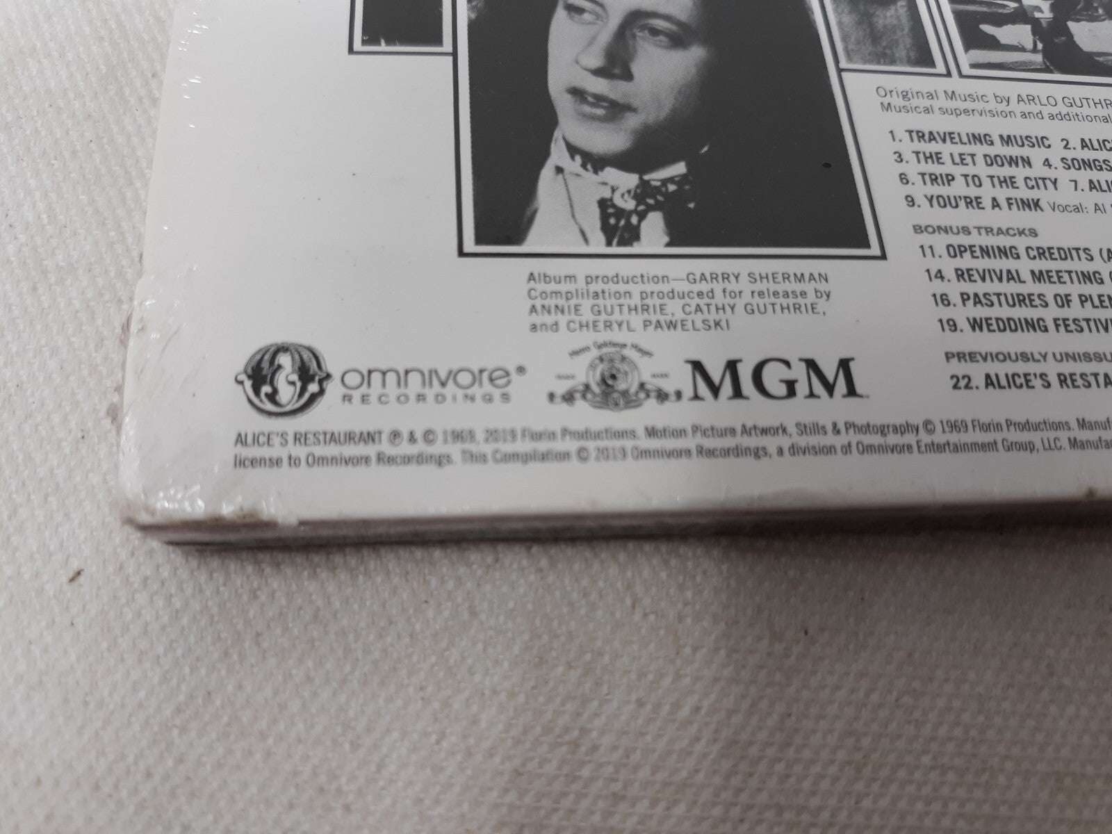 Alice's Restaurant: Original Mgm Motion Picture Soundtrack by Arlo Guthrie (CD,