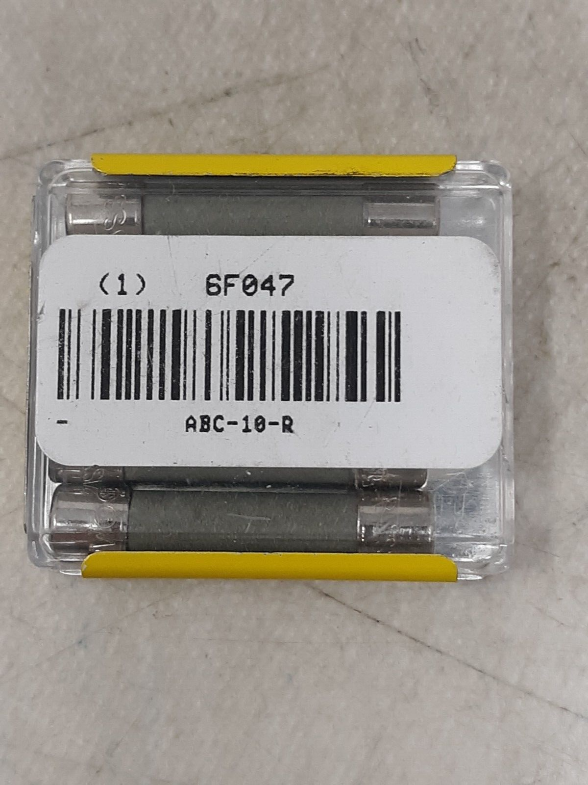 Eaton BUSSMANN ABC-10-R- 10 AMP, 250 V, (1 Pack Of 5) 6F047